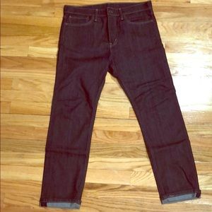 Dark washed Levi jeans